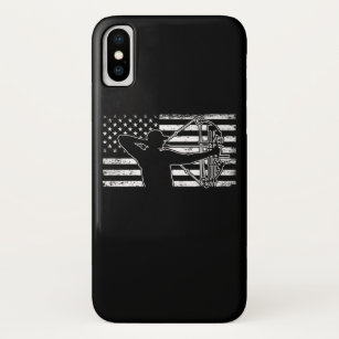 Hunting Archer American Flag Bowhunting Huter Case-Mate iPhone Case