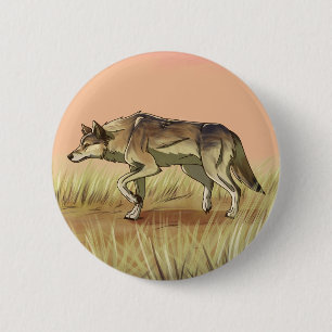 Hunting at Sunrise 6 Cm Round Badge