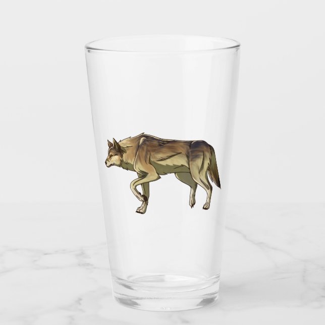 Hunting at Sunrise Glass (Front)