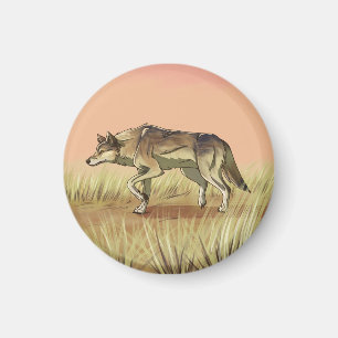 Hunting at Sunrise Magnet