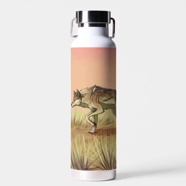 Hunting at Sunrise Water Bottle (Front)