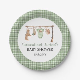 Hunting Baby Shower A Little Hunter Baby Shower Paper Plate