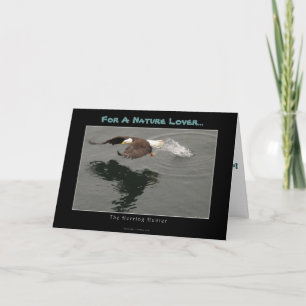 Hunting Bald Eagle Gift Item Holiday Card