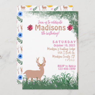 Hunting Birthday Invitation
