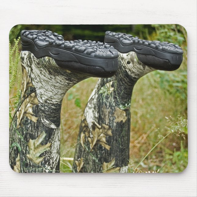 Hunting Boots Mouse Pad (Front)