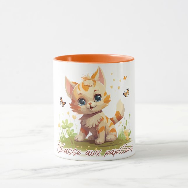 Hunting butterflies again mug (Center)