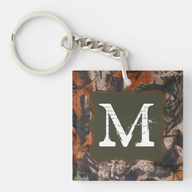 Hunting Camo Hunters Camouflage Real Key Chain (Front)