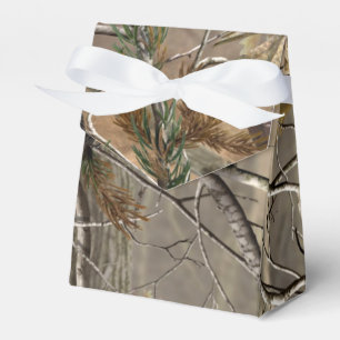 Hunting Camo Wedding Favours Tent Boxes