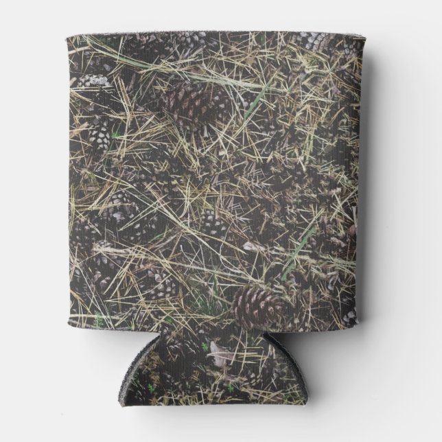 Hunting Camouflage Pattern 7 Can Cooler (Front)