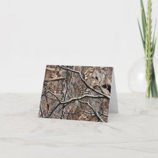 Hunting Camouflage Pattern 8 Thank You Card