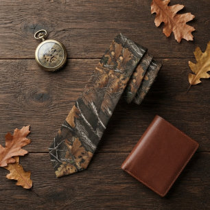 Hunting Camouflage Pattern Tie