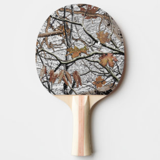 Hunting Camouflage Snow Pattern 2 Ping Pong Paddle