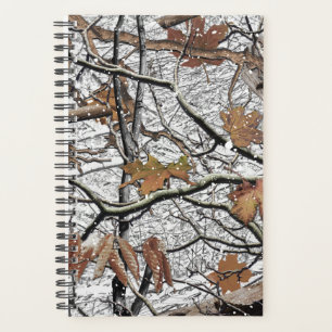Hunting Camouflage Snow Pattern 2 Planner