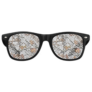 Hunting Camouflage Snow Pattern 2 Retro Sunglasses