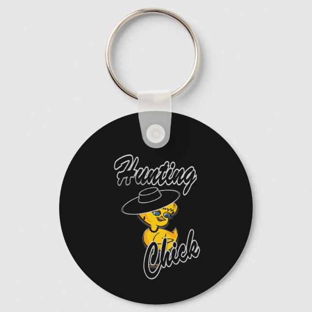 Hunting Chick #4 Key Ring (Front)