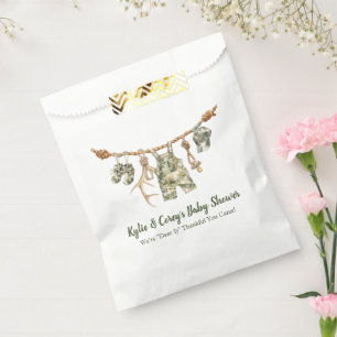 Hunting Clothesline Camo Boy Baby Shower Favour Bags