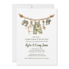 Hunting Clothesline Camo Boy Baby Shower