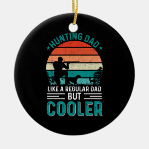 Hunting Dad Ceramic Tree Decoration
