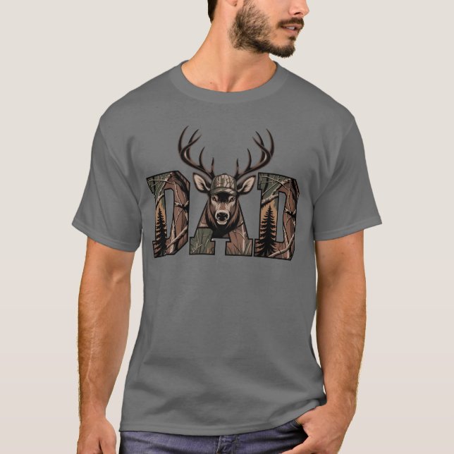 Hunting Dad Fathers Day boy T-Shirt (Front)