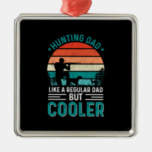 Hunting Dad Metal Tree Decoration