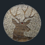 Hunting Deer Dart Board<br><div class="desc">Hunting Deer Dart Board Created by Inky_Art Size: ProfiledInk Dart Board Bull's-eye! Create the perfect custom dart board. Featuring vibrant colour printing, this regulation size dart board is easily customised with your images, text, and designs for a great gift or the perfect addition to your game room. Made to your...</div>
