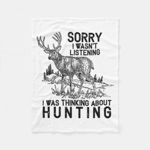 Hunting - Deer Funny Quote Hunter Gift Tank Top  Fleece Blanket