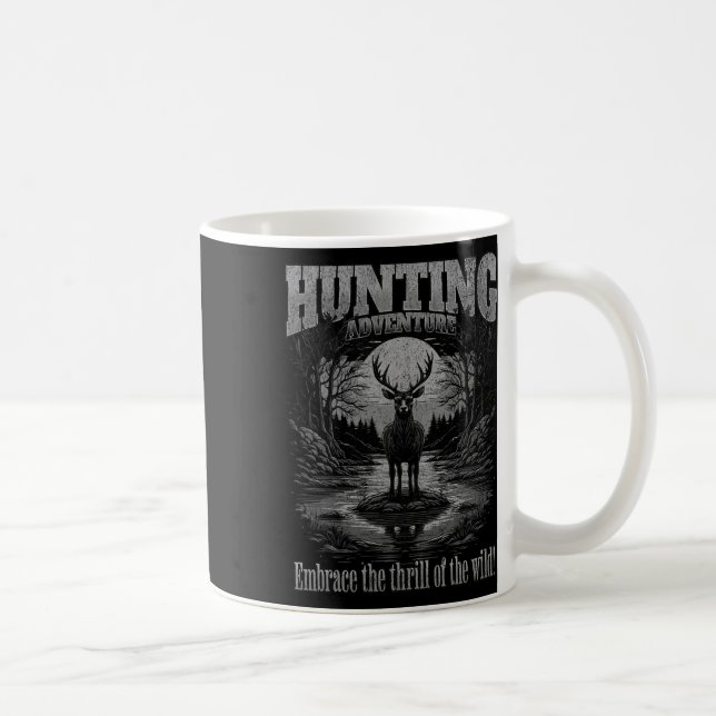 Hunting Deer Hunting Hunt Hunter  Coffee Mug (Right)