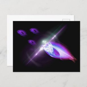Hunting Dinner X-Ray Fish 6 Postcard