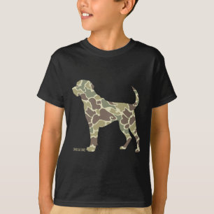 Hunting Dog Camouflage Camo Dog Labrador Hunting C T-Shirt