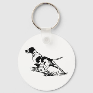 Hunting Dog Key Ring