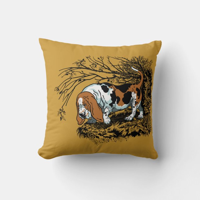 hunting dogs cushion (Front)