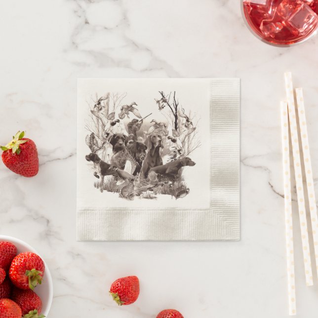 Hunting dogs ,Gun dogs,Hunting season  Napkin (Insitu)