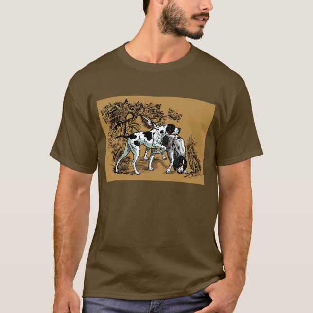 hunting dogs T-Shirt (Front)