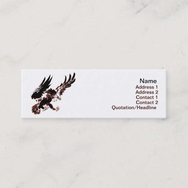 Hunting Eagle Business Card (Front)