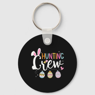 Hunting Eggs Crew Easter Day Family Squad Group Ma Key Ring