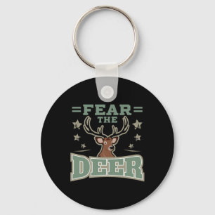 Hunting Fan Deer Fear Gift For Gun And Hunting Fan Key Ring