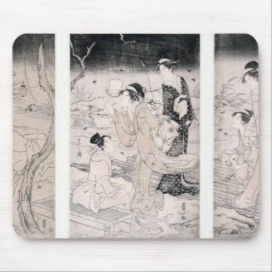 Hunting fireflies at nightfall, 1796-97 mouse pad
