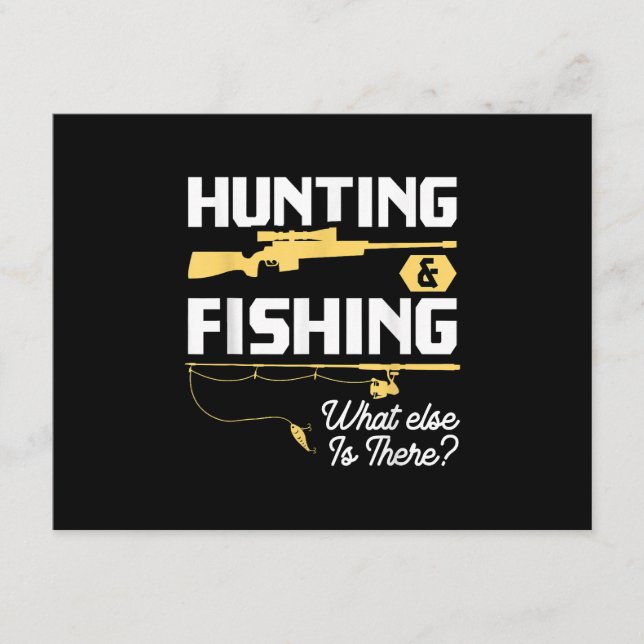 Hunting & Fishing What Else is There - Funny Fishe Enclosure Card (Front)