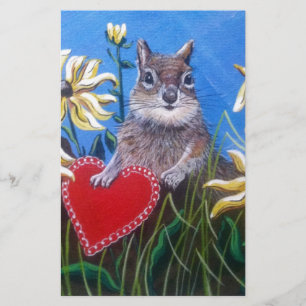 "Hunting for Valentines" Stationery