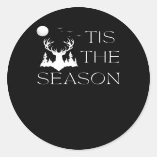Hunting Fun Hunting Archery For Bowhunters Outdoor Classic Round Sticker