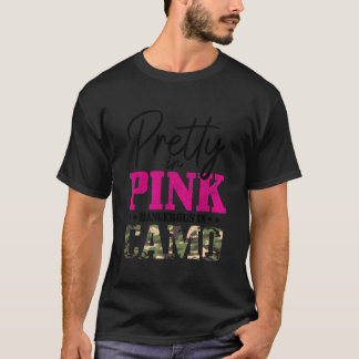 Hunting Girl Camo Pink Funny Hog Deer Elk Hunter T-Shirt