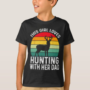 Hunting Girl With Her Dad Father's Day 1 T-Shirt
