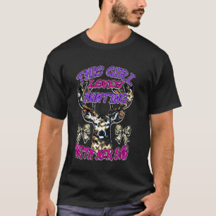 Hunting Girl With Her Dad Outdoor Adventure Fun Fa T-Shirt
