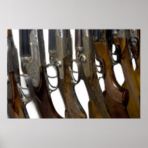 hunting guns poster