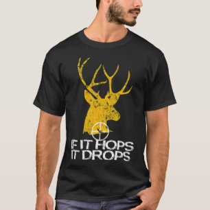 Hunting Hunter Hunting Papa Rifle Forest watercolo T-Shirt