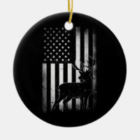Hunting Hunters Deer USA US American Flag Camo