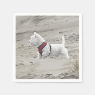 Hunting in the Dunes Napkin