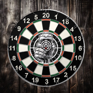 Hunting-Inspired Beer Target Art Dartboard
