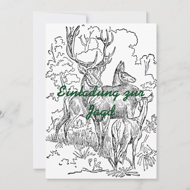 hunting invitation (Front)