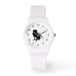 Hunting Labrador Retriever Silhouette Love Dogs Watch